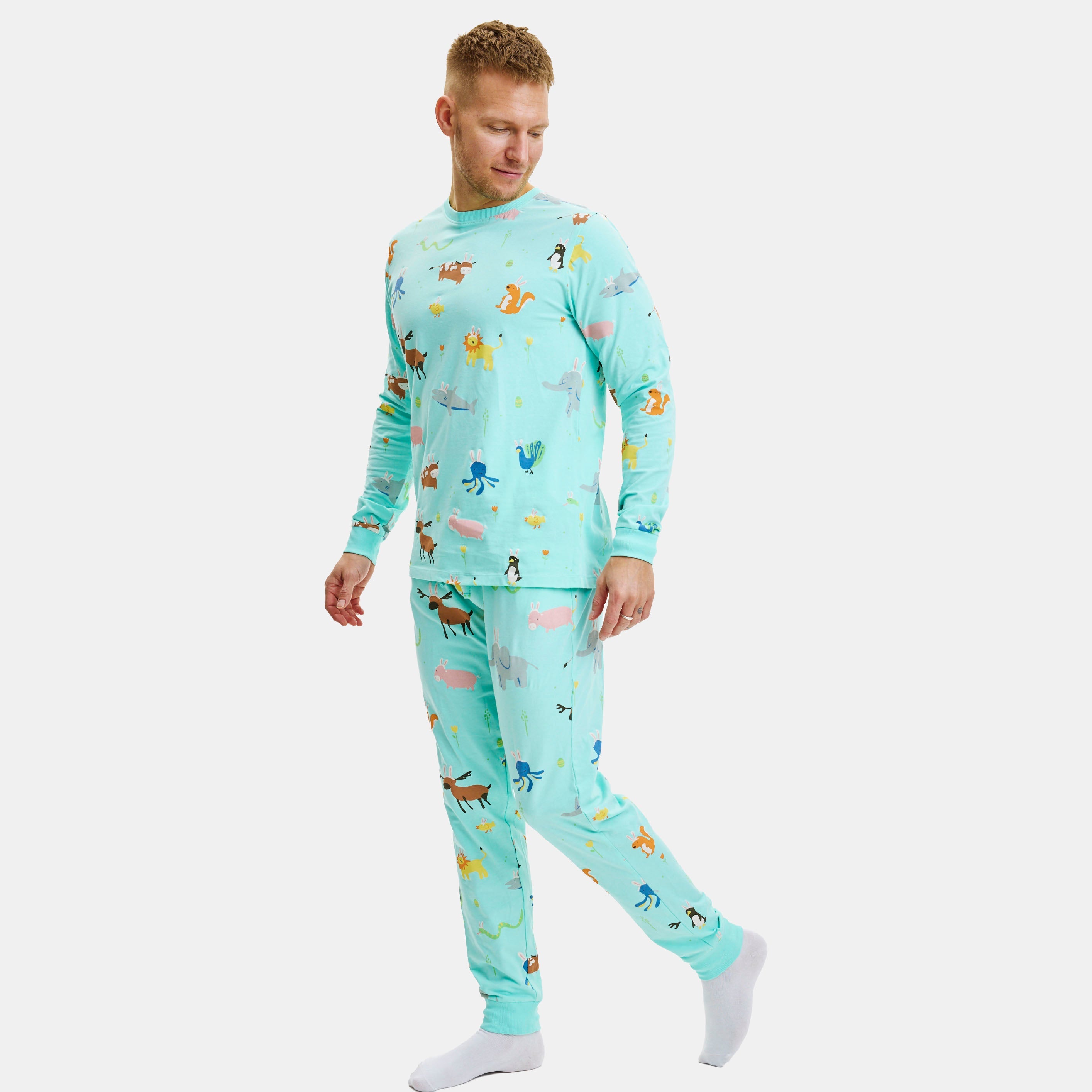 Falske kaniner påskepysj - Herre.